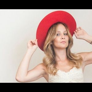 Vintage Red Sun Hat